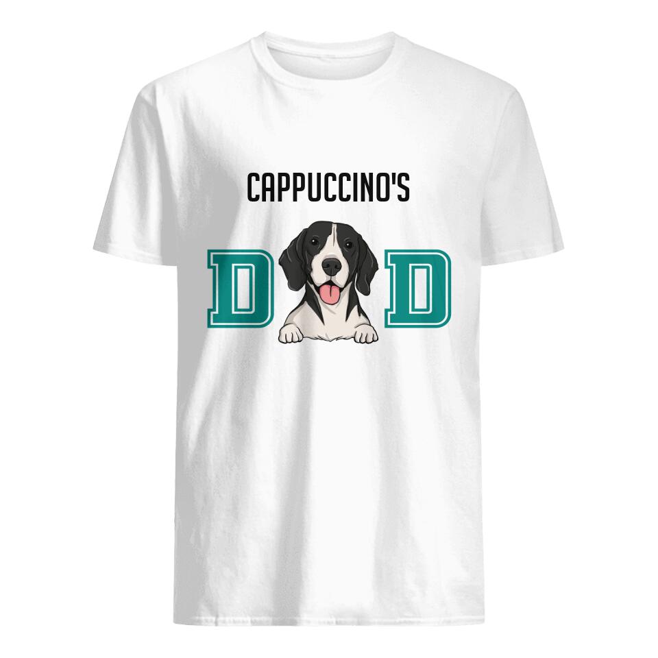Maglietta personalizzata per Gli amanti dei cani | Regalo personalizzato per Gli amanti dei cani | DAD