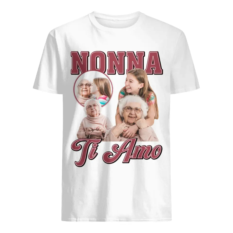 Maglietta personalizzata per Nonna | Nonna Ti amo