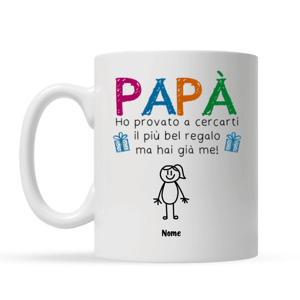 Tazza personalizzata per Papà | Regalo personalizzato per Papà | Miglior Regalo