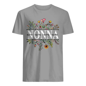 Maglietta personalizzata per Nonna | Regalo personalizzato per Nonna | Piccolo Fiore Della Nonna