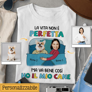 Tengo mi perro, camiseta unisex personalizable para amantes de los perros