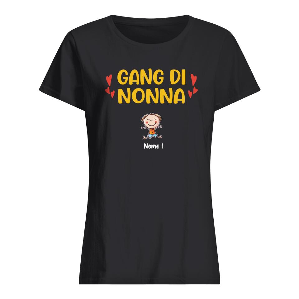 Maglietta personalizzata per Nonna | Regalo personalizzato per Nonna | Gang Di Nonna