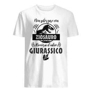 Camiseta personalizada para tíos | Regalo personalizado para tíos | No te metas con tus tíos dinosaurios