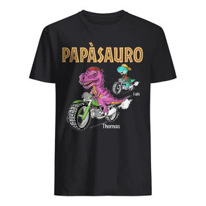 Camiseta personalizada para papá/abuelo | Regalo personalizado para padre/abuelo | papasaurio