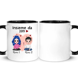 Taza personalizada para parejas | Regalo personalizado para pareja | Juntos desde