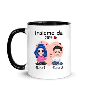 Taza personalizada para parejas | Regalo personalizado para pareja | Juntos desde