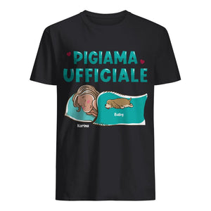 Camiseta personalizada para amantes de los perros | Regalo personalizado para amantes de los perros | Pijamas Oficiales