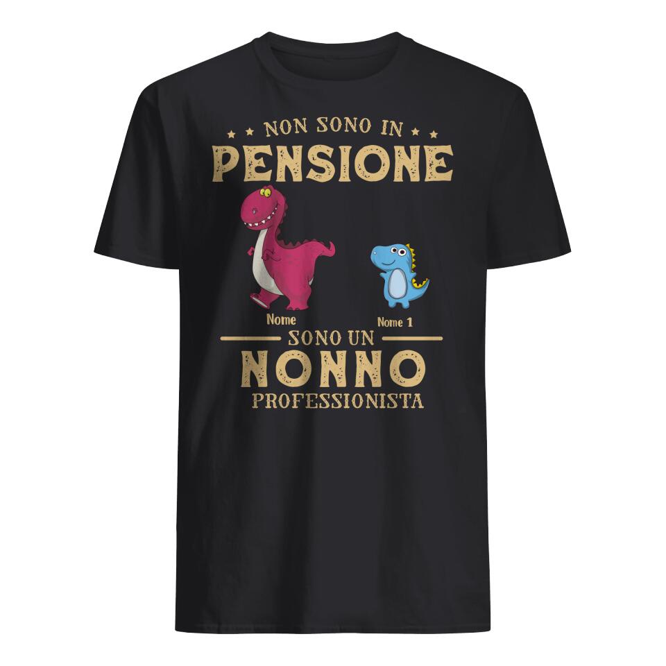 Camiseta personalizada para el abuelo | Regalo personalizado para abuelo | No estoy jubilado, soy abuelo profesional.