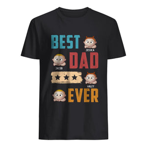 Camiseta personalizada para papá | Regalo personalizado para padre | El mejor papá