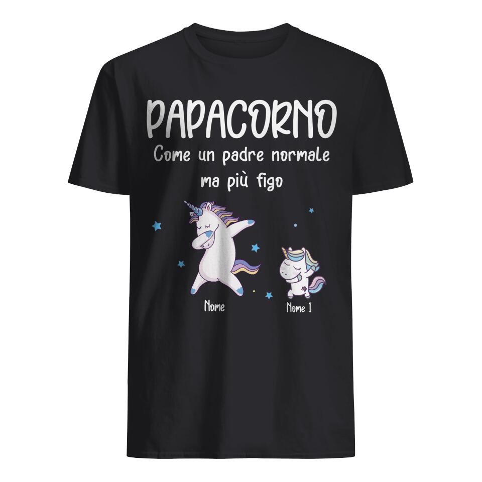 Camiseta personalizada para papá | Regalo personalizado para padre| papacorn