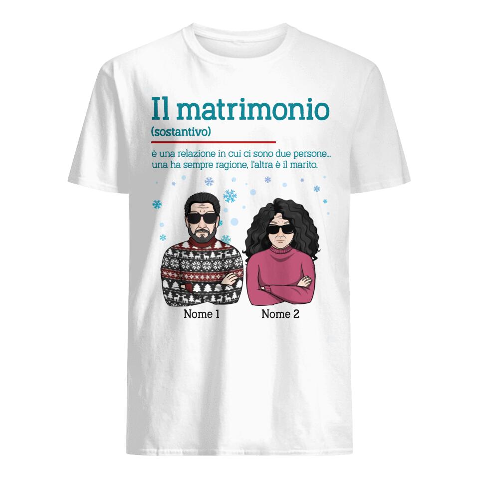 Camiseta personalizada para parejas | Regalo personalizado para pareja | El matrimonio