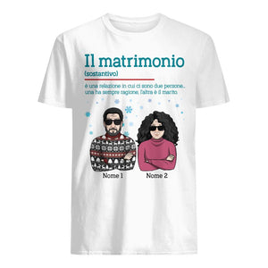 Camiseta personalizada para parejas | Regalo personalizado para pareja | El matrimonio