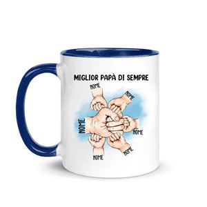 Taza personalizada para papá | Regalo personalizado para padre | El mejor papá