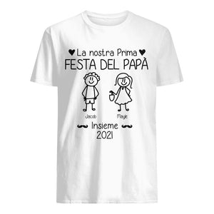 Camiseta personalizada para papá | Regalo personalizado para papá | primer dia del padre