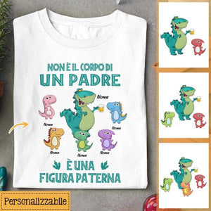 Camiseta personalizada para papá | Regalo personalizado para papá | No es el cuerpo de un padre, es una figura paterna.