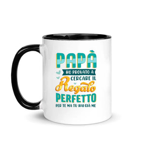 Taza personalizada para papá | Regalo personalizado para padre | Papá intenté buscar el regalo perfecto.