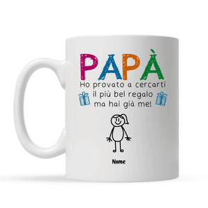 Taza personalizada para papá | Regalo personalizado para papá | El mejor regalo