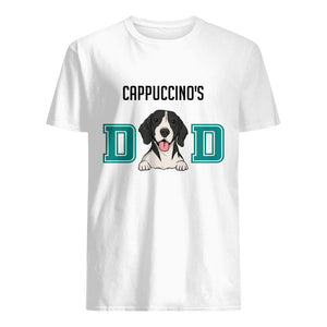 Camiseta personalizada para amantes de los perros | Regalo personalizado para amantes de los perros | PAPÁ