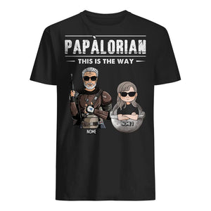 Camiseta personalizada para papá | Regalo personalizado para padre | Papaloriano Este es el camino