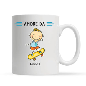 Tazza personalizzata per Nonno | Regalo personalizzato per Nonno | Solo I Migliori Papà Vengono Promossi A Nonno