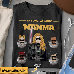 Camiseta personalizada para mamá | Regalo personalizado para madre | yo soy su mamá