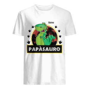 Camiseta familiar personalizada ? Regalo personalizado para la familia | papasaurio