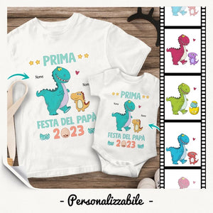 Camiseta personalizada para papá | Regalo personalizado para papá | Primer Día del Padre 2023