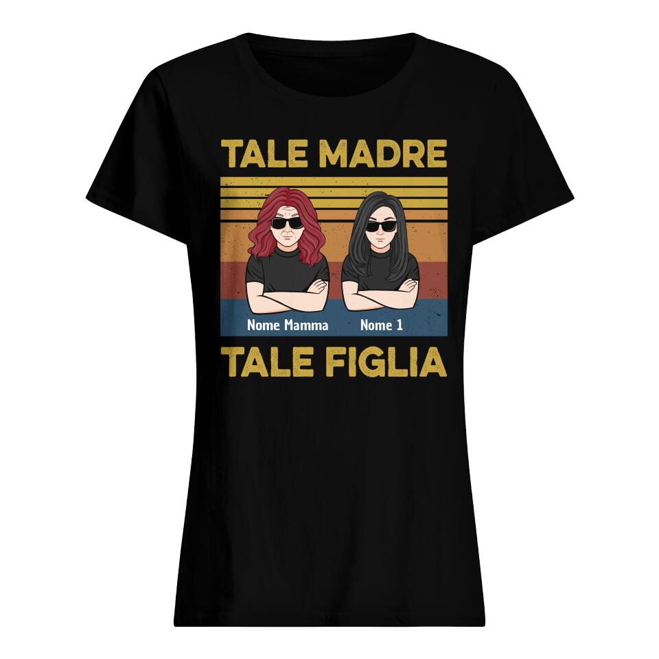 Camiseta personalizada para mamá | Regalo personalizado para madre | De tal madre, tal hija