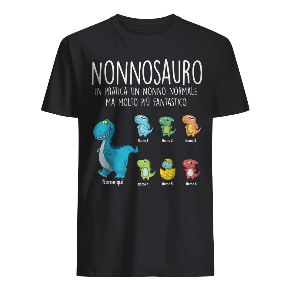 Camiseta personalizada para el abuelo | Regalo personalizado para abuelo | nonosaurio