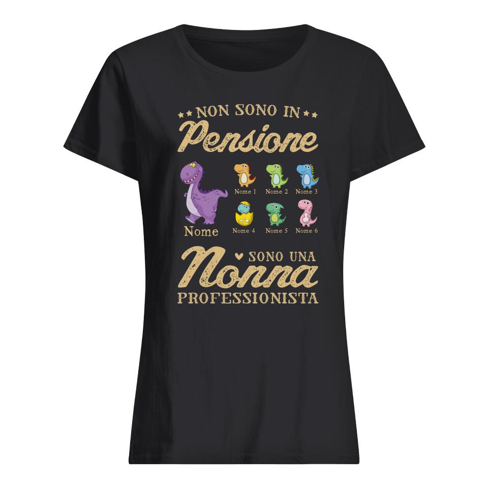 Camiseta personalizada para la abuela | Regalo personalizado para abuela | No estoy jubilada, soy abuela profesional.