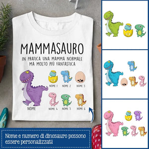 Camiseta personalizada para mamá | Regalo personalizado para mamá | Mammasaurus básicamente una mamá