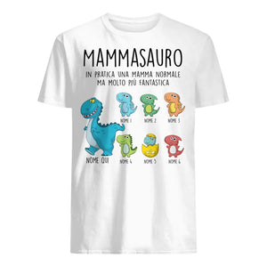 Camiseta personalizada para mamá | Regalo personalizado para mamá | Mammasaurus básicamente una mamá