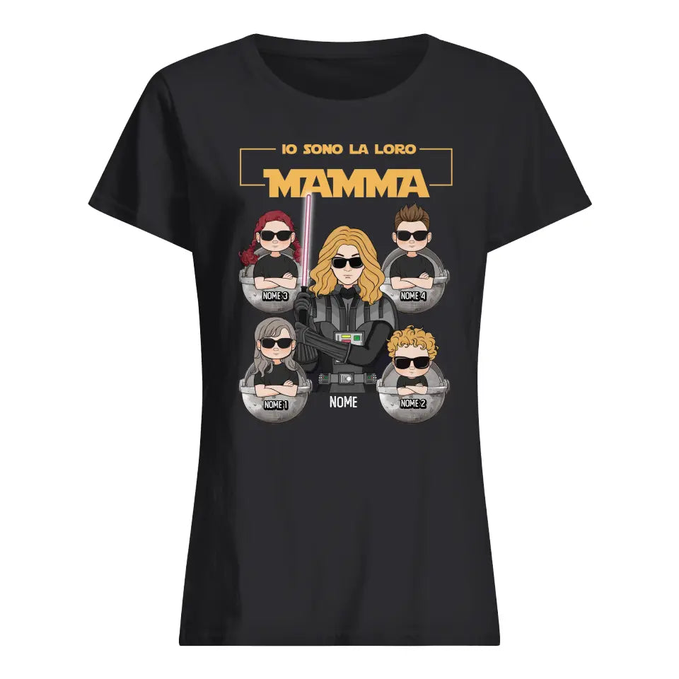 Camiseta personalizada para mamá | Regalo personalizado para madre | yo soy su mamá