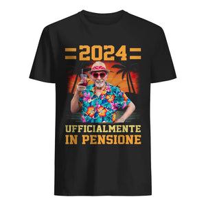 Camiseta personalizada para papá | Oficialmente
 foto personalizada jubilada