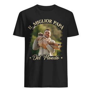 Camiseta personalizada para papá | El mejor papá/abuelo del mundo