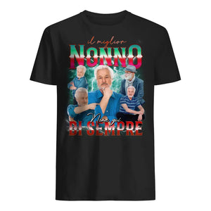 Camiseta personalizada para papá | El mejor abuelo de todos los tiempos