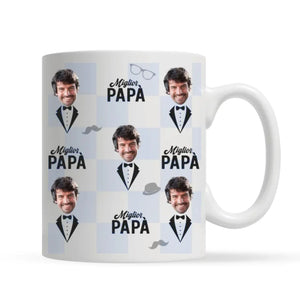 Taza personalizada para papá | Mejor
 Papa