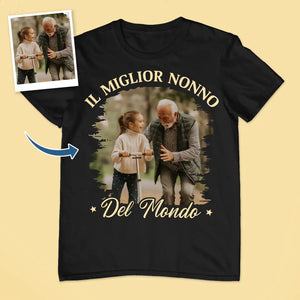 Camiseta personalizada para papá | El mejor papá/abuelo del mundo