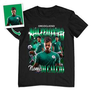 Camiseta personalizada para papá | Orgulloso entrenador de fútbol