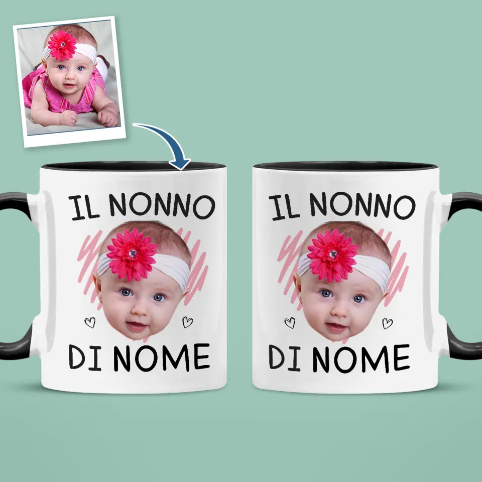 Tazza personalizzata per Nonno | Il nonno del bambino per il nuovo nonno