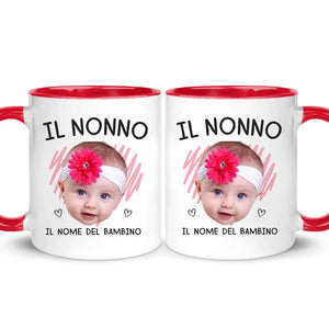 Taza personalizada para abuelo | El abuelo del bebé para el nuevo abuelo.