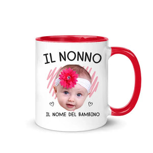 Tazza personalizzata per Nonno | Il nonno del bambino per il nuovo nonno