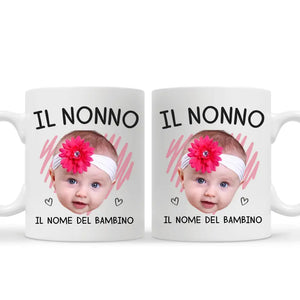 Tazza personalizzata per Nonno | Il nonno del bambino per il nuovo nonno