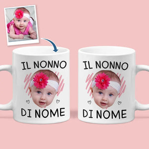 Tazza personalizzata per Nonno | Il nonno del bambino per il nuovo nonno