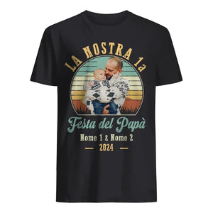 Camiseta personalizada para papá | Nuestro primer día del padre