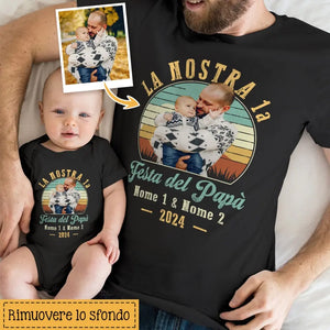 Camiseta personalizada para papá | Nuestro primer día del padre