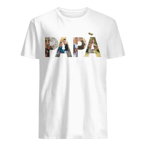 Camiseta personalizada para papá | Foto personalizada papá