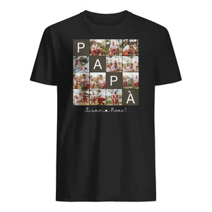 Camiseta personalizada para papá | Papá te amo