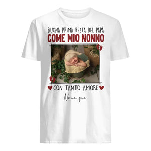 Tazza personalizzata per Nonno| Regalo personalizzato per Nonno | Buona prima festa del papà  come mio nonno