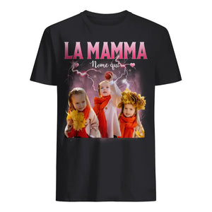 Camiseta personalizada para mamá | El nombre de mi madre con los niños.